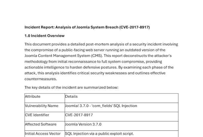 perform a deep penetration test and vulnerability assessment